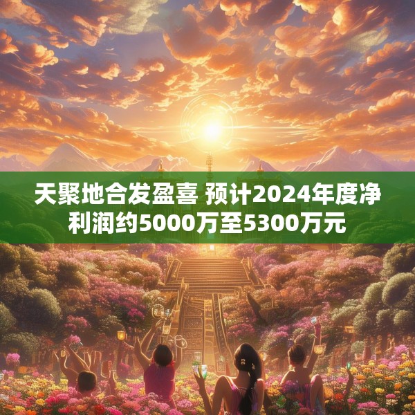 天聚地合发盈喜 预计2024年度净利润约5000万至5300万元