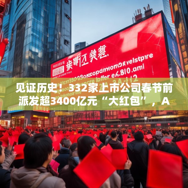 见证历史！332家上市公司春节前派发超3400亿元“大红包”，A股一年多次分红渐成常态
