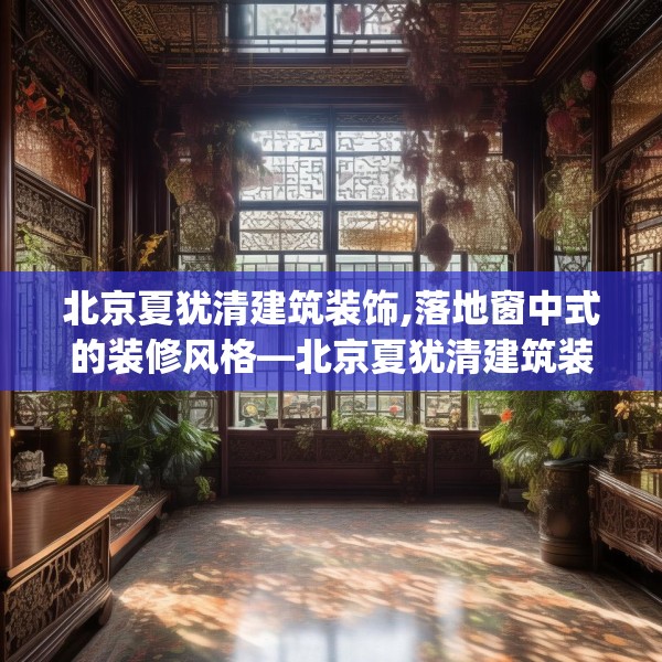 北京夏犹清建筑装饰,落地窗中式的装修风格—北京夏犹清建筑装饰445.a321b322c325fgy.332poiy