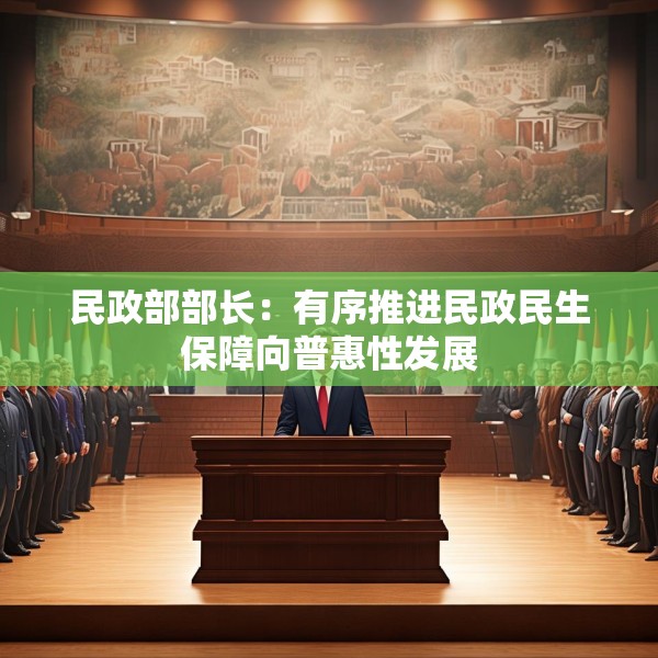 民政部部长：有序推进民政民生保障向普惠性发展