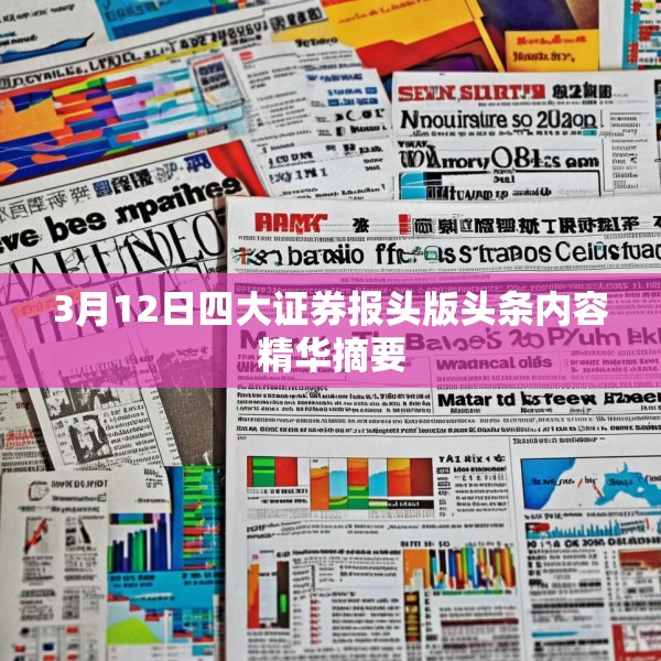3月12日四大证券报头版头条内容精华摘要