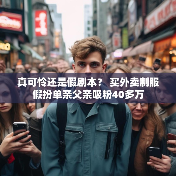 真可怜还是假剧本？ 买外卖制服假扮单亲父亲吸粉40多万