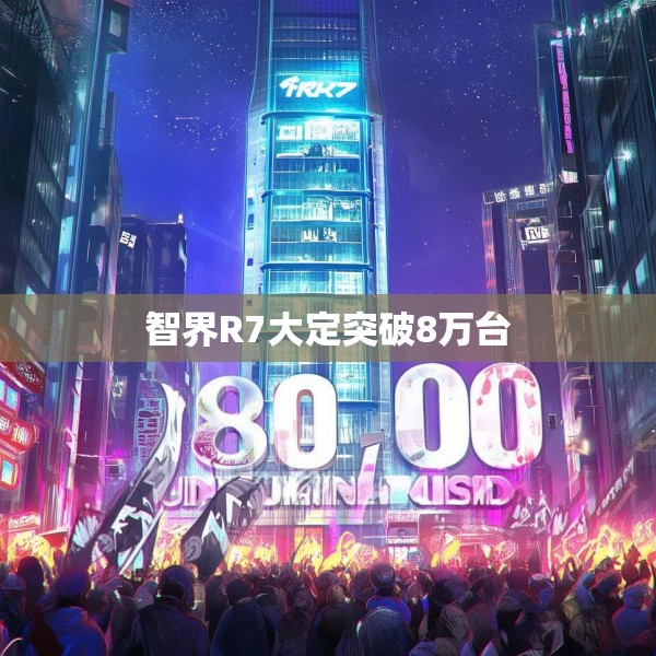 智界R7大定突破8万台