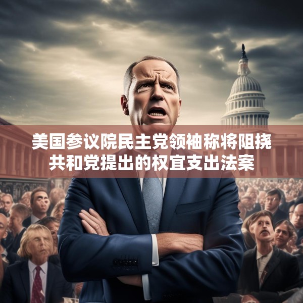 美国参议院民主党领袖称将阻挠共和党提出的权宜支出法案