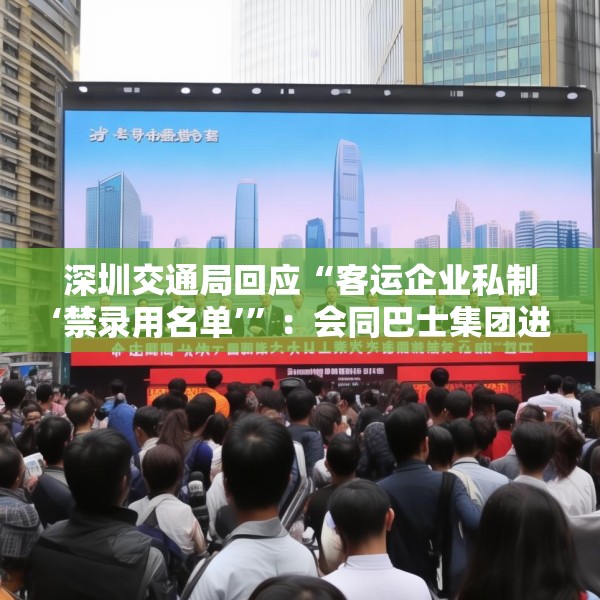深圳交通局回应“客运企业私制‘禁录用名单’”：会同巴士集团进行核实