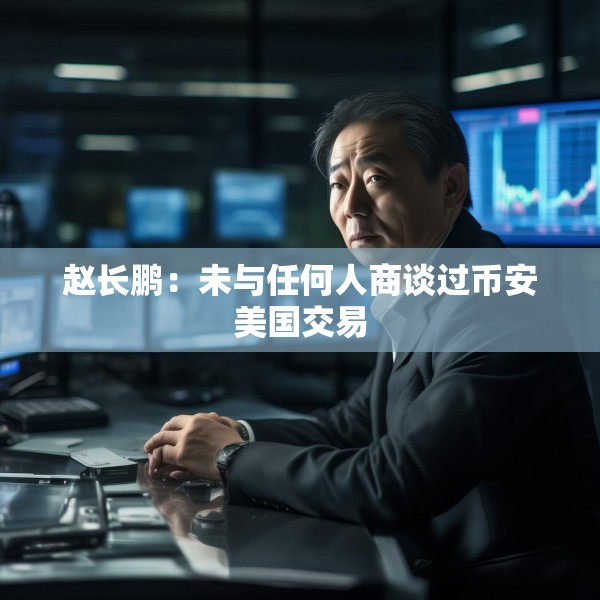 赵长鹏：未与任何人商谈过币安美国交易