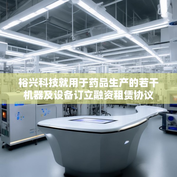 裕兴科技就用于药品生产的若干机器及设备订立融资租赁协议