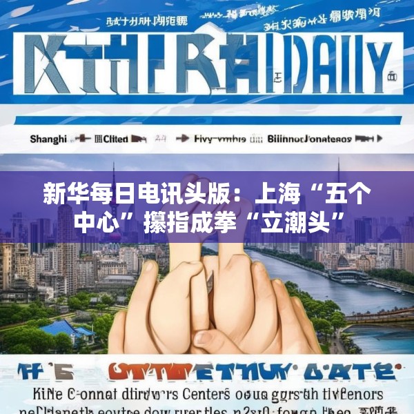 新华每日电讯头版：上海“五个中心”攥指成拳“立潮头”