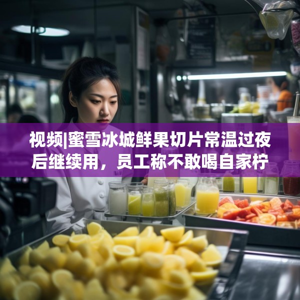 视频|蜜雪冰城鲜果切片常温过夜后继续用，员工称不敢喝自家柠檬水，多方回应