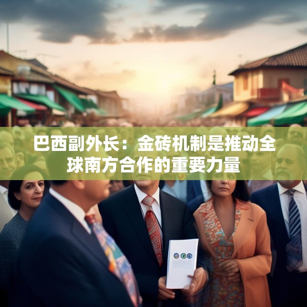 巴西副外长：金砖机制是推动全球南方合作的重要力量