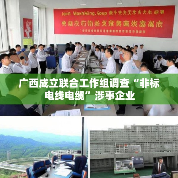 广西成立联合工作组调查“非标电线电缆”涉事企业