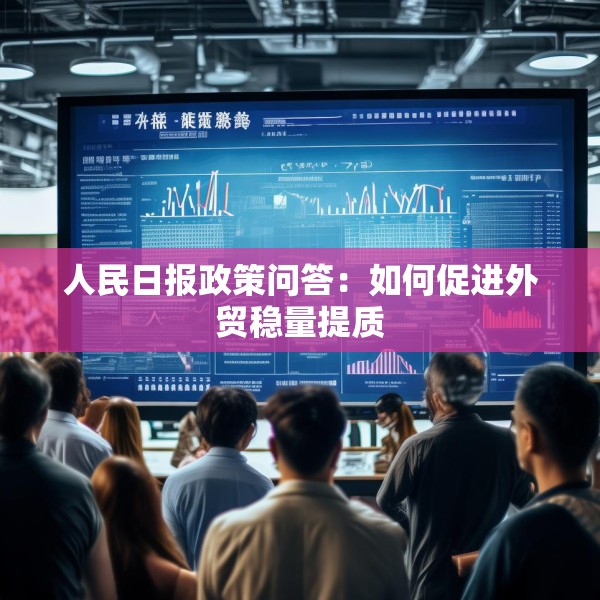 人民日报政策问答：如何促进外贸稳量提质