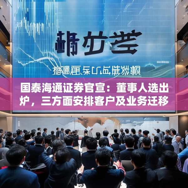 国泰海通证券官宣：董事人选出炉，三方面安排客户及业务迁移