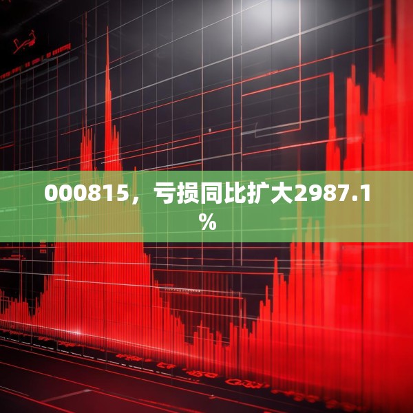 000815，亏损同比扩大2987.1%