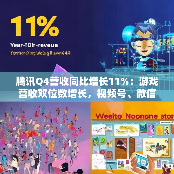 腾讯Q4营收同比增长11%：游戏营收双位数增长，视频号、微信小店等业务贡献增加