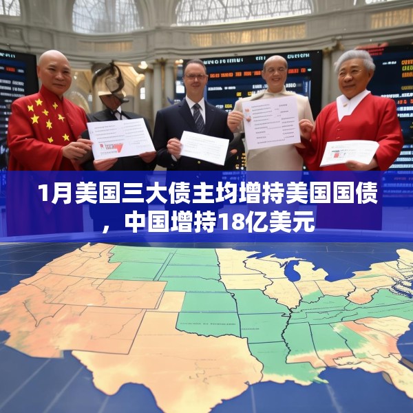 1月美国三大债主均增持美国国债，中国增持18亿美元