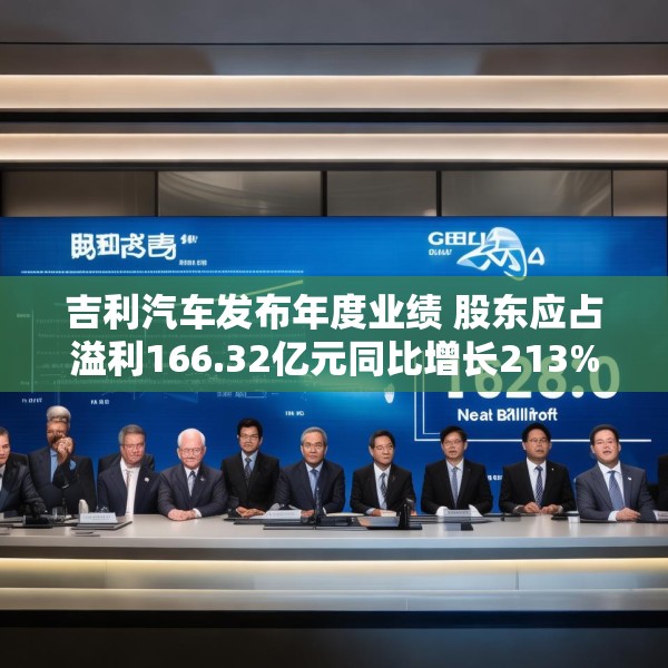吉利汽车发布年度业绩 股东应占溢利166.32亿元同比增长213%