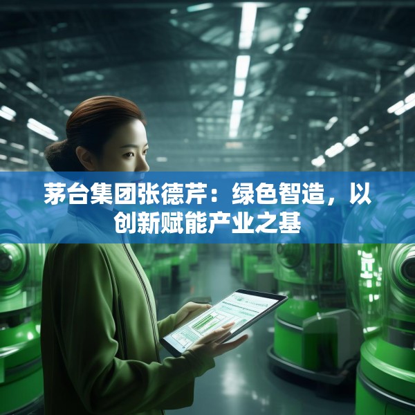 茅台集团张德芹：绿色智造，以创新赋能产业之基
