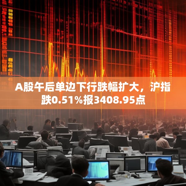 A股午后单边下行跌幅扩大，沪指跌0.51%报3408.95点
