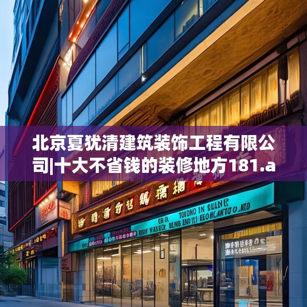 北京夏犹清建筑装饰工程有限公司|十大不省钱的装修地方181.a57b58c61fgy.68jhhj