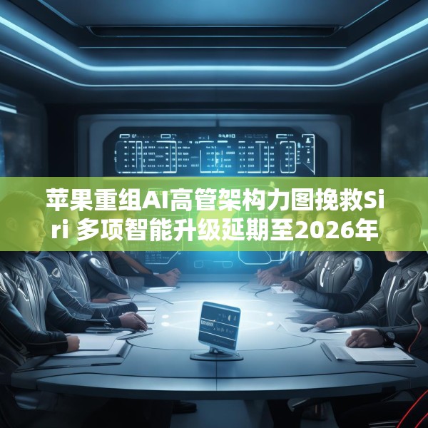 苹果重组AI高管架构力图挽救Siri 多项智能升级延期至2026年