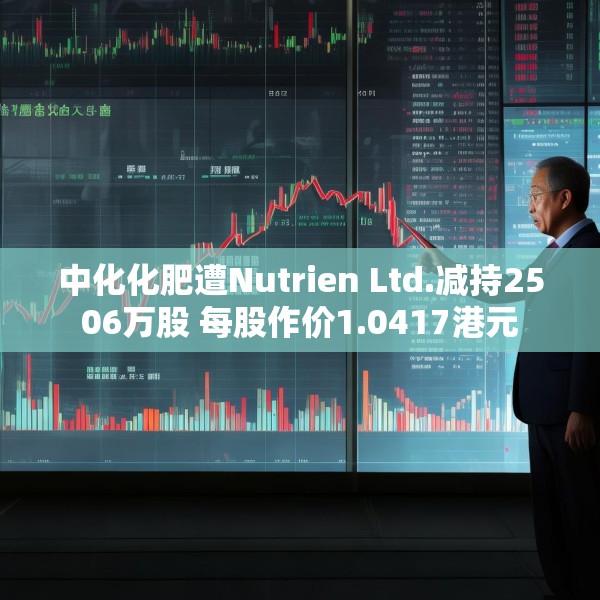 中化化肥遭Nutrien Ltd.减持2506万股 每股作价1.0417港元