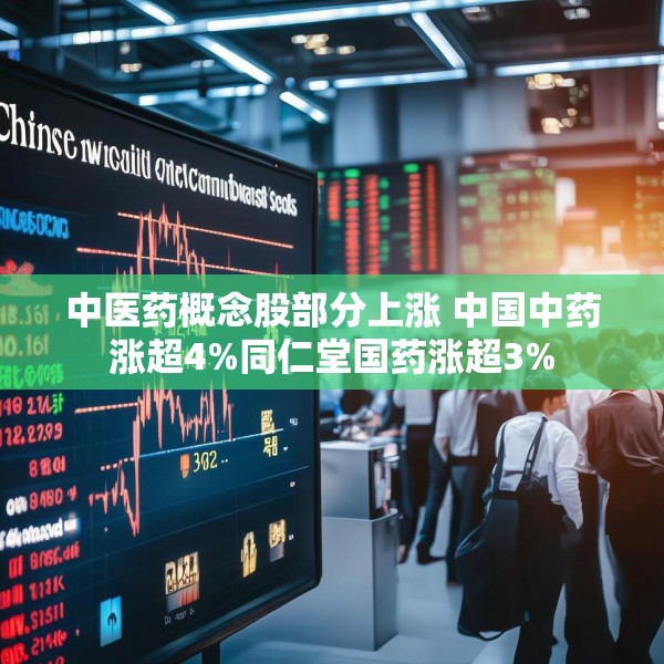 中医药概念股部分上涨 中国中药涨超4%同仁堂国药涨超3%