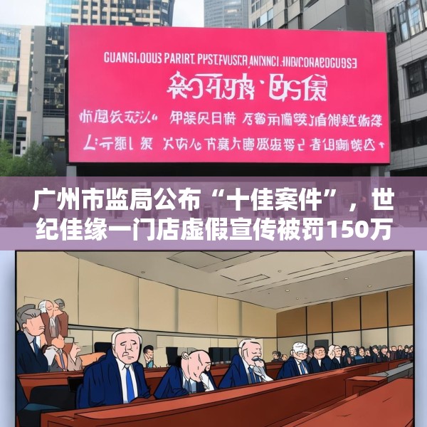 广州市监局公布“十佳案件”，世纪佳缘一门店虚假宣传被罚150万元