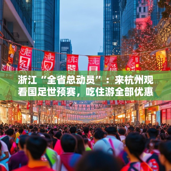 浙江“全省总动员”：来杭州观看国足世预赛，吃住游全部优惠