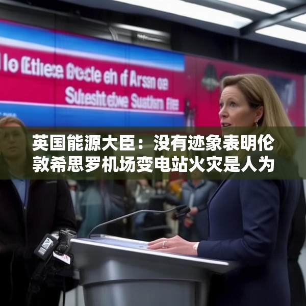 英国能源大臣：没有迹象表明伦敦希思罗机场变电站火灾是人为破坏所致