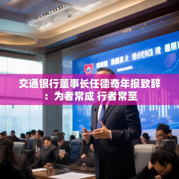 交通银行董事长任德奇年报致辞：为者常成 行者常至