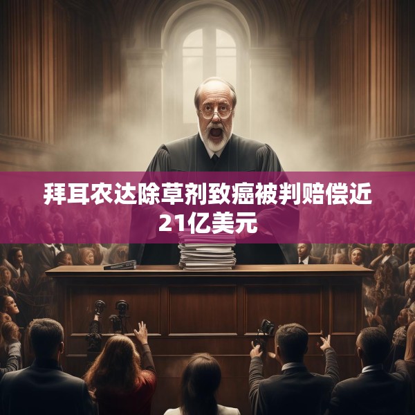 拜耳农达除草剂致癌被判赔偿近21亿美元