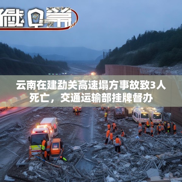 云南在建勐关高速塌方事故致3人死亡，交通运输部挂牌督办