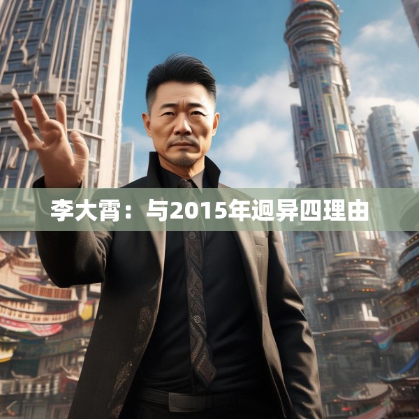 李大霄：与2015年迥异四理由