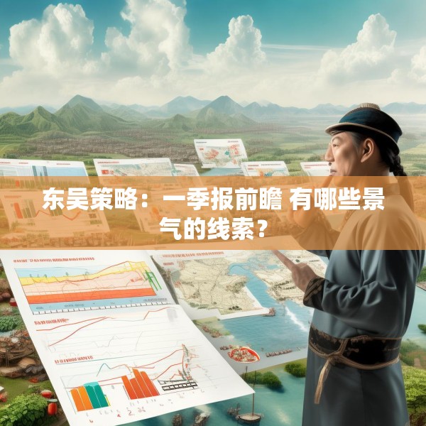 东吴策略：一季报前瞻 有哪些景气的线索？