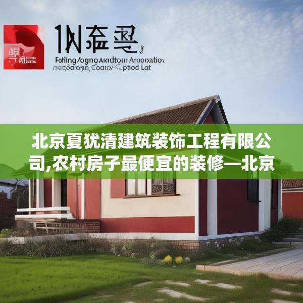 北京夏犹清建筑装饰工程有限公司,农村房子最便宜的装修—北京夏犹清建筑装饰工程有限公司151.a27b28c31fgy.38fdsfds
