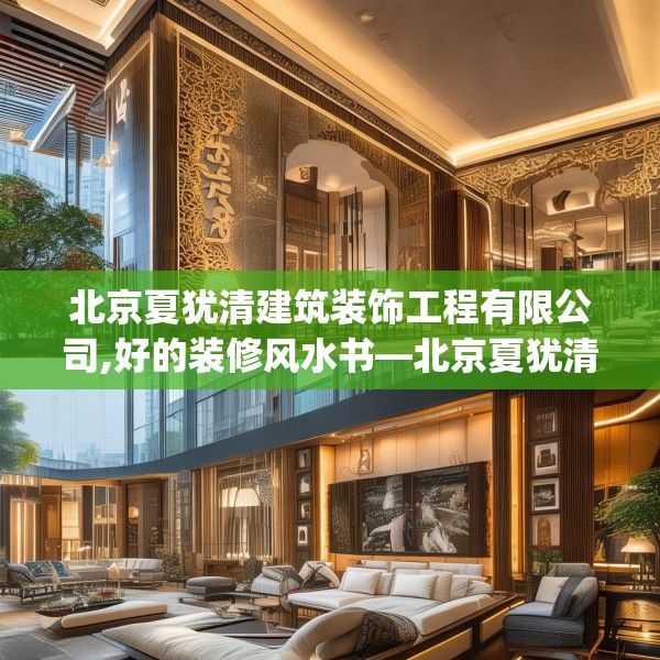 北京夏犹清建筑装饰工程有限公司,好的装修风水书—北京夏犹清建筑装饰工程有限公司304.a180b181c184fgy.191dewqe