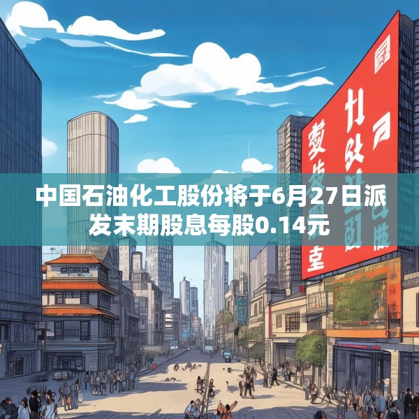 中国石油化工股份将于6月27日派发末期股息每股0.14元