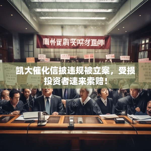 凯大催化信披违规被立案，受损投资者速来索赔！