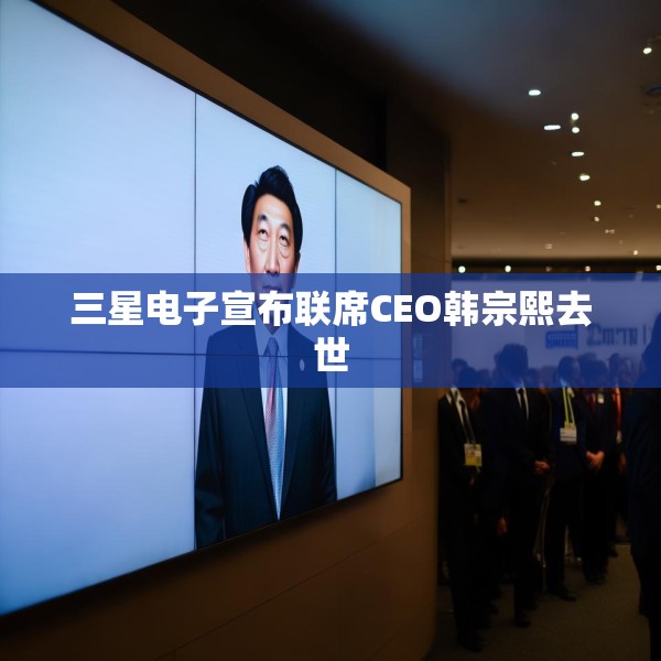 三星电子宣布联席CEO韩宗熙去世