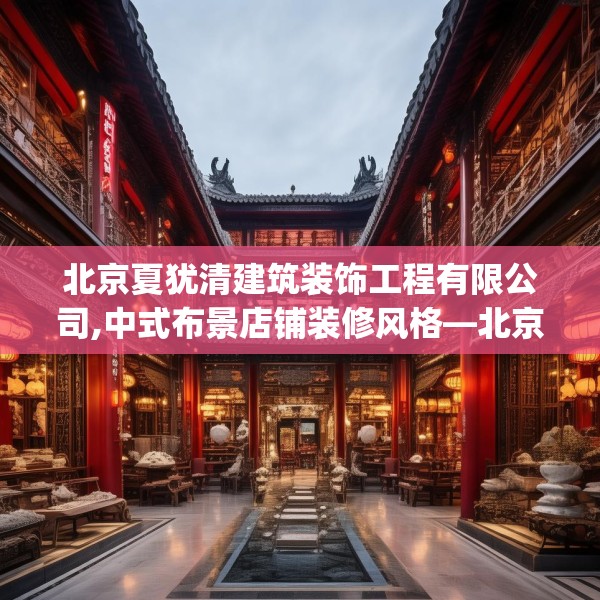 北京夏犹清建筑装饰工程有限公司,中式布景店铺装修风格—北京夏犹清建筑装饰工程有限公司217.a93b94c97fgy.104jhhj
