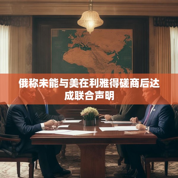 俄称未能与美在利雅得磋商后达成联合声明