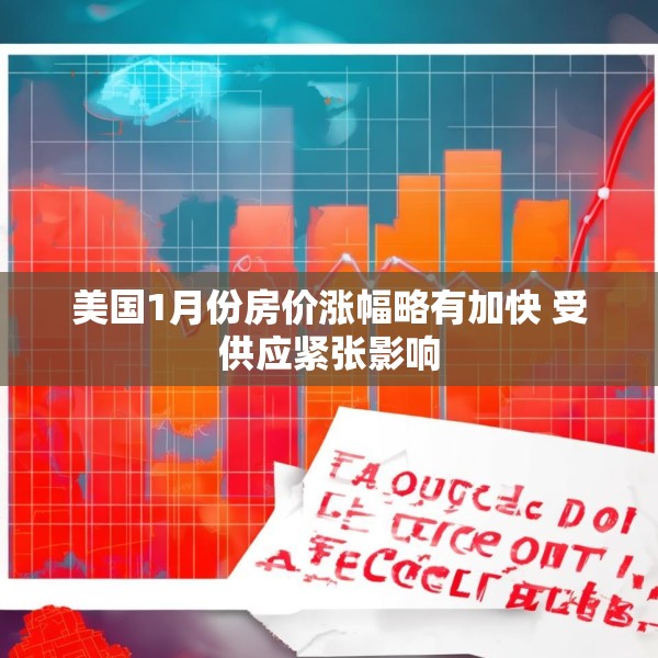 美国1月份房价涨幅略有加快 受供应紧张影响