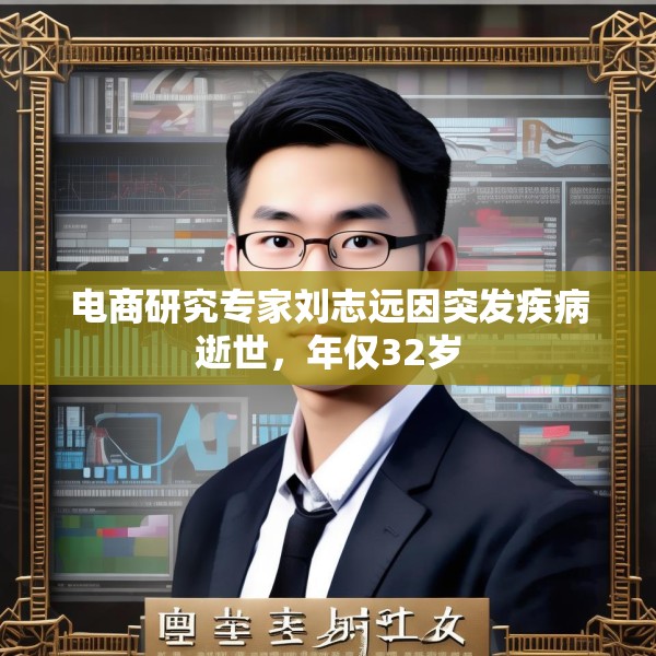 电商研究专家刘志远因突发疾病逝世，年仅32岁
