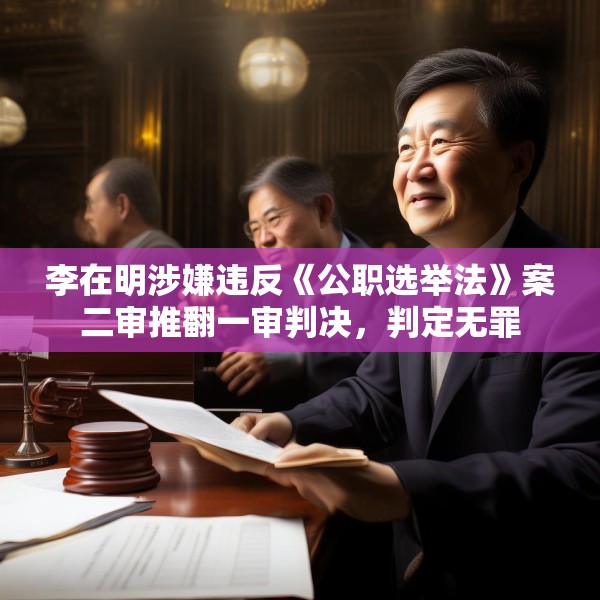 李在明涉嫌违反《公职选举法》案二审推翻一审判决，判定无罪