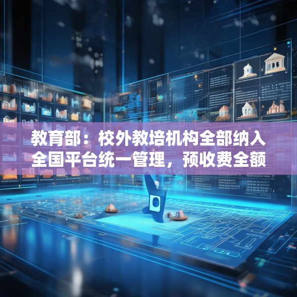 教育部：校外教培机构全部纳入全国平台统一管理，预收费全额纳入监管