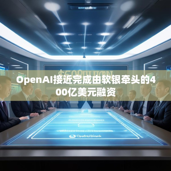 OpenAI接近完成由软银牵头的400亿美元融资