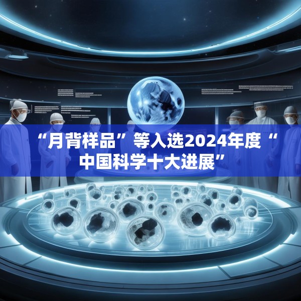 “月背样品”等入选2024年度“中国科学十大进展”