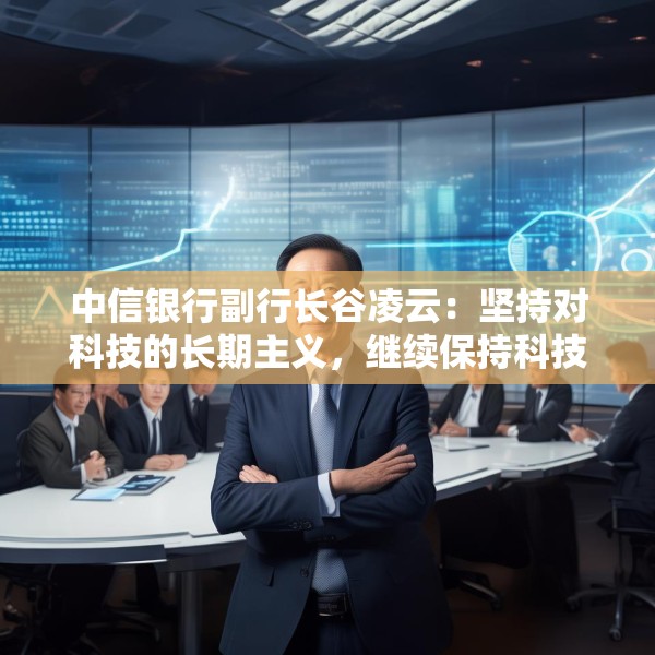 中信银行副行长谷凌云：坚持对科技的长期主义，继续保持科技投入