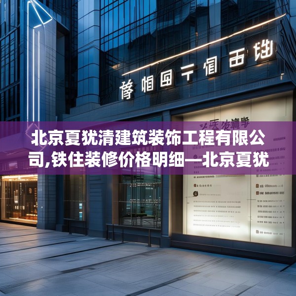 北京夏犹清建筑装饰工程有限公司,铁住装修价格明细—北京夏犹清建筑装饰工程有限公司568.a444b445c448fgy.455sdA